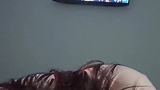 18 year old brunette big saggy tits from New York United States fucking her stepbrother's big dick part 91