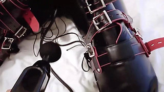 Mz12 - Latex-bound Puppy Vibrates to Reach Orgasm