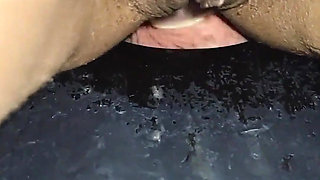 I Fucked Hard in the Gloryhole While the Cuckold Filmed