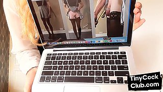 Micropenis loser got humiliated by babe