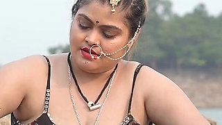 Village Couple Fun at River