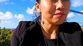 Public sex with big boobs Thai MILF slut