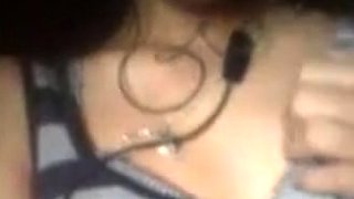 Skinny Asian Girl on a Video Call