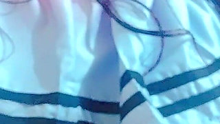 I Lifted My Pleated Skirt to Rub Myself Against Him and Squeeze All the Milk Out of Him