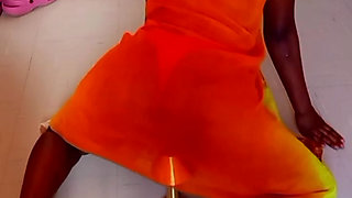 My mom got me Red handed fuck my self with her lamp holder