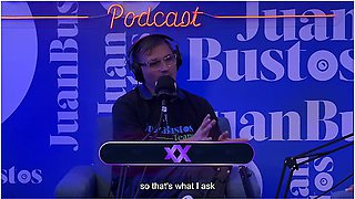 Violet Lover Breaks Her Cum Record With The Vibrating Machine On Juan Bustos Podcast