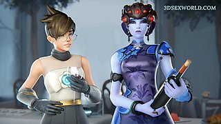 Last Gang-fuck for Bride Ashe before Weeding (THREE DIMENSIONAL Realistic Gameplay)