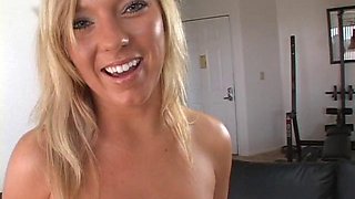 Hot blonde takes the load: Blowjob, Doggy  Cowgirl Porn