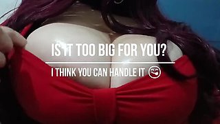 Ivy Adventure's juicy BBW natural tits get played with