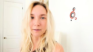 Claire Roos- Petite Blonde Sex Doll Slides Into My DMs in