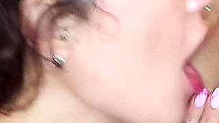 Italian Slut Sucks Cock with Deepthroat and Licks Asshole in a Nice Rimjob... She Loves to Be Spat in Her Mouth!