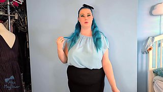 Office Slut Gets Caught - Solo Babe