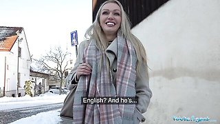 Amber Jayne's hardcore sex by Public Agent