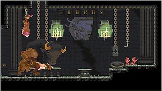 Hot Busty Babe Lost In A Sex Dungeon Of Mythical Creatures Hentai Pixel Game (action)