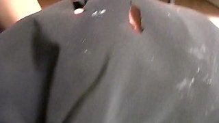 Dirty fetish game with teen brunette
