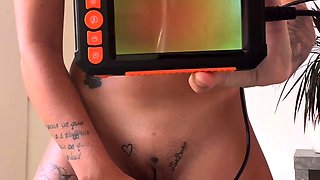 Big boobs milf masturbates with her dildo