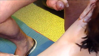 Skinny Brunette Stretched Wide in Wild Gangbang Fisting Frenzy