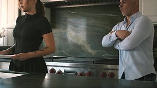 Cheating Husband Fucks New Sexy Maid Agatha Vega