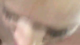 Hot big tit stepmom tired of stepson jerking off on her