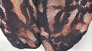 Lace Nylon French Pedicure