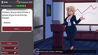Girl with big boobs and big ass takes monster cock - barely working gameplay level 3