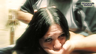 My slut of a wife gets her reward for being unfaithful, and I cum on her face for making me a cuckold with her boss.