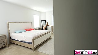 Aspiring stripper stepsis rides stepbro