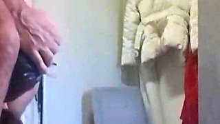 MILF in Latex and Fishnet Pantyhose, Licked, Fucked and Cumshot on Face