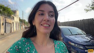Triple Cum on Face for Village Whore - Public Cumwalk