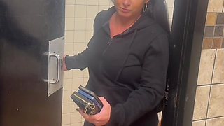 Waffle House POV Public Bathroom Fuck with Jasper and Nicole