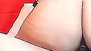 A Stepmother with a Big Ass Gets Creampie on Her Tits