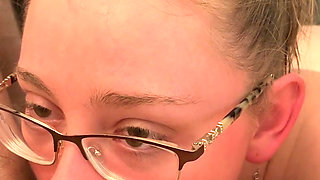 POV Glasses Wife Edges and Licks Balls
