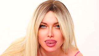 Busty Blonde Reverse Cowgirl Ride: Titjob, Clit-grind Squirts & Massive Tit Cumshot