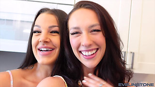 Taylor Pink Lets Evelin Fuck Until She Squirts While Her BF
