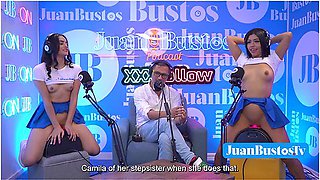 Hot Latina Stepsisters Riding The Fuck Machine Together