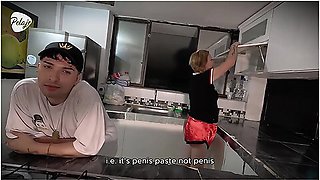 My Boyfriend Cheated On Me With My Grandma, The Worst Is That She Fucks His Ass Right Behind Me