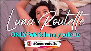 The Husband Woke Up To Find His Hot Wife Masturbating. They Had Morning Sex With A Powerful Cumshot - Luna Roulette