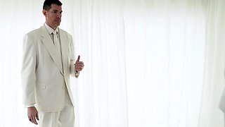 DILF Master strips and fucks cute twink