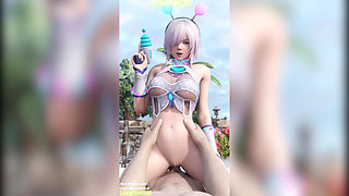 Dead or alive DOA Girl Riding - Re Mix WM (Sound) By LazyProcrast Animation 3D Hentai Compilation