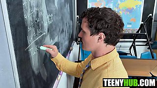 Lexi Lore Pounds Student Robby Apples with Dildo