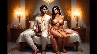 Horny Indian Bhabhi Hardcore Fuck with Husband's Friend - Rough Anal & Doggy Style