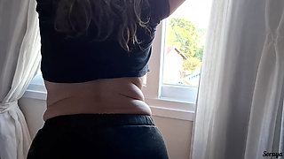 Very horny crown stepmom showing off
