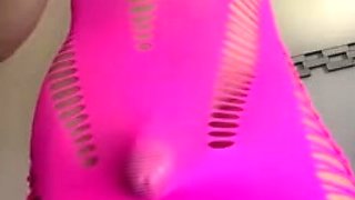 Luma Lavont Masturbates In Sexy Pink Dress