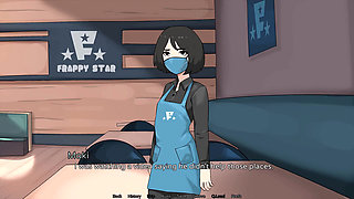 Hazelnut Latte: Male Blows a Shemale Ladyboy Barista at the Counter While She Works - Episode 23