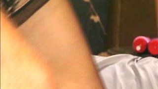 Perfect German Teen in Lingerie and Stockings Double Penetrated in Threesome