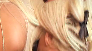 Semen Blondes Scene-3_hot Blondes with Big Tits Share a Boyfriend's Big Cock in Threesome