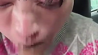 Car Encounter with a Busty Beauty. an Intimate Lesson That Ends in an Overwhelming Finish