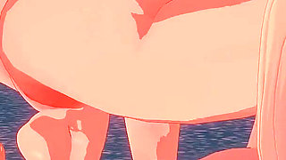 Marin Kitagawa Three Studs at a Beach Hideaway to Get a Sticky Bukkake