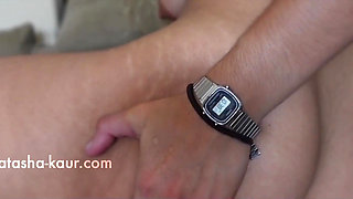 Vibrator Orgasm and Licking Cum off My Sweaty Hairy Armpits I Turn Myself on by Grabbing and Jiggling My Ass