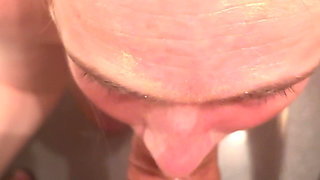 Behind the Scenes! Super American Slut Rebel Rhyder Asked Leo Casanova to Cum in Her Eyes in the Toilet After the Scene!